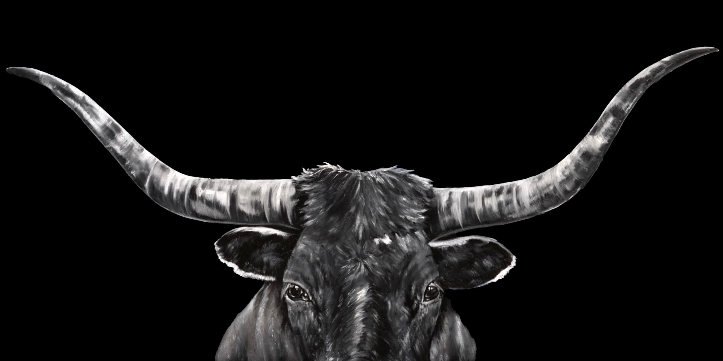 Goodnight Tex - oil painting by Christa Faulk