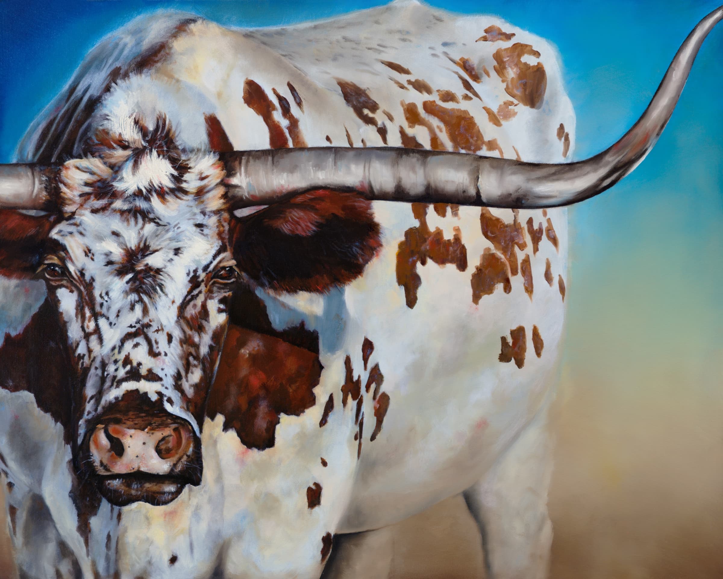 Ranger - oil painting by Christa Faulk