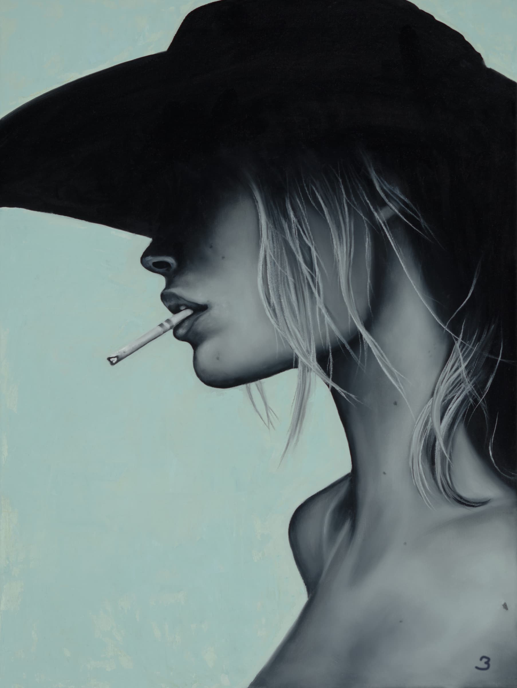 Wild One - oil painting by Christa Faulk